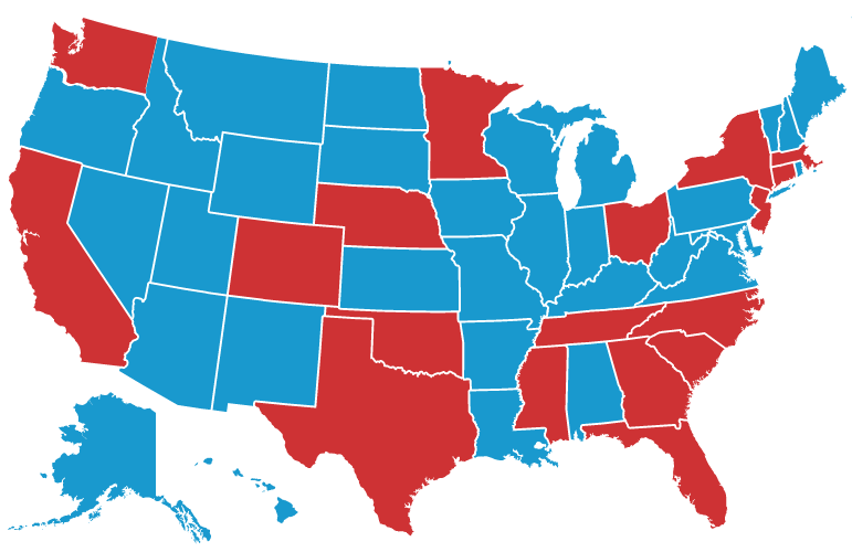Map of Unites States